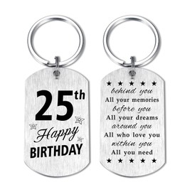 Resdink 25th Birthday Gifts for Women Men, Happy 25th Birthday Gift for Him Her, 25 Year Old Birthday Gifts，25th Birthday Decorations