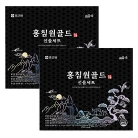 Chong Kun Dang Health [Half Club] Chong Kun Dang Hongchimwon Gold Premium Gift Set x 2 Boxes Basic / [하프클럽]종근당 홍침원 골드 프리미엄 선물세트 x 2박스 기본
