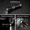 SKYFIRE LED Flashlights High Lumens,10000mAh Super Bright Rechargeable Flashlight,Zoomable,Four Modes,Waterproof