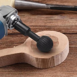 Pack of 3 M14 Ball Mill Wood Carving: Ball Chisel Carving Grinding Heads Ball Rasp for 115/125 mm Angle Grinder