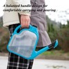 4L Foldable Clear Plastic Watering Can with Rotating Nozzle Long