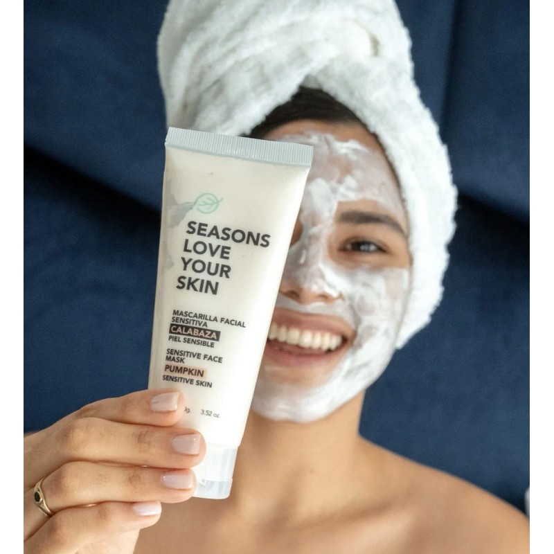 Mascarilla Facial Calabaza 100gr Tipo de piel Sensible