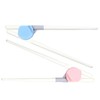 Cheater Chopstick Set for Beginners, Reusable Blue and Pink Non-Slip
