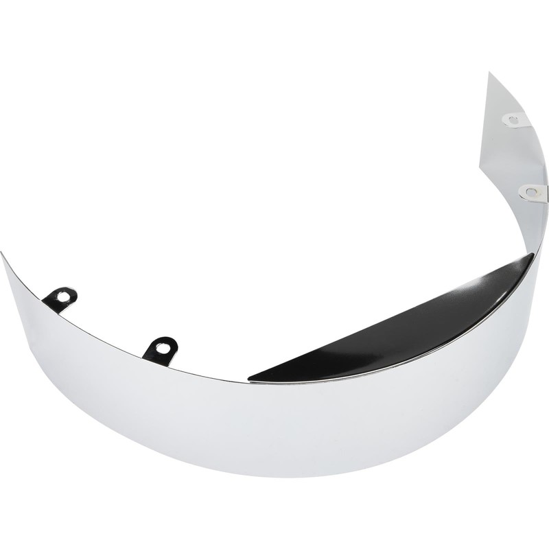 Universal Chrome Radiator Cooling Fan Shroud, 5-1/2 Wide