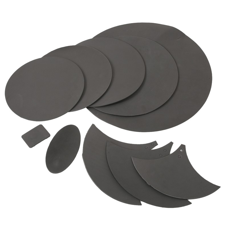 10Pcs Drum Mute Pad Volume Reduction Rubber Practice Silencer Mat