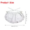 Women's Waist Apron with Two Pockets Half Apron, Costume Aprons