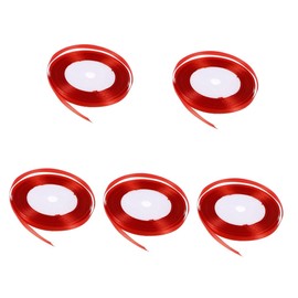 Pack of 5 25 Glammetic Christmas Red Ribbon Head Crab Glamzilla Polyester Ribbon Decorate Ribbons for Wedding Accessories Ribbons for Gift Ribbon Ribbon Polyester Belt Christmas