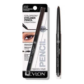 Delineador de ojos retráctil Revlon Delineador de ojos ColorStay™ color black brown con acabado mate