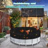 AXPQHL Round Pool Cover, Diameter 370 cm, Whirlpool Cover for