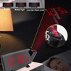 Projection Alarm Clock with 2 USB Ports LED Curved Display
