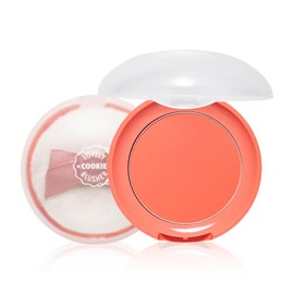 ETUDE Lovely Cookie Blusher #RD301 Red Grapefruit Pudding 4g | Glowing & Natural Powder Blush with Long-Lasting Sebum Control | Easy Application | Puffy Cushion for a Lovely Makeup Look