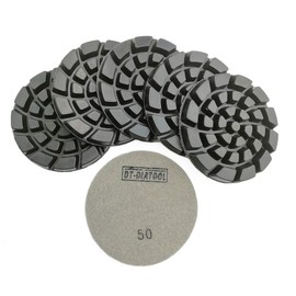 DT-DIATOOL Diamond Floor Polishing Pads Resin Bond Terrazzo Floor Diameter 4 Inch Grit 30 Pack of 6