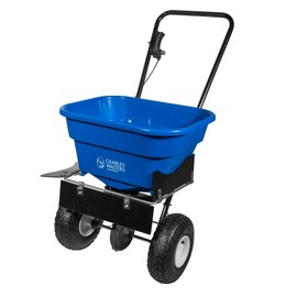 Charles Walters Equipment CW1500 and CW1075 Homeowner Broadcast Spreader and 3-Sided Deflector Combo Pack, 65lb Capacity, 31" x 32"