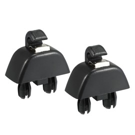 MACHSWON 2pcs Sun Visor Support Clip Holder Bracket Hanger for AD A6 Quattro A7 A8 RS6 for VW Passat 6R0857561Y20 Black Anti Vibration Sun Visor Support Clip Retainer 4F0857561