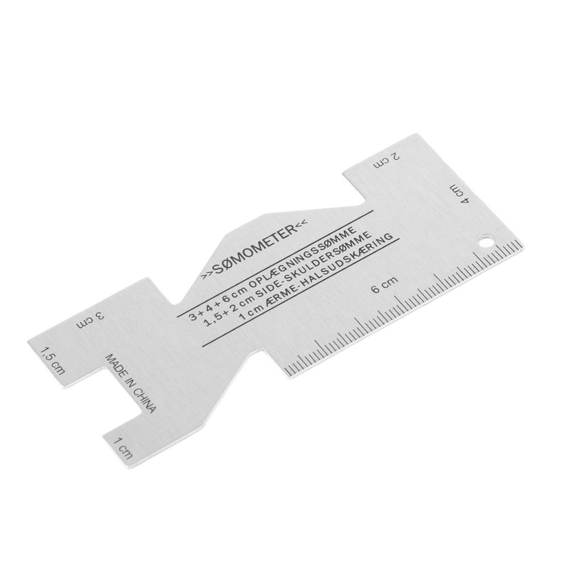 Metal Sewing Ruler Aluminium Alloy Light Flexible Portable Accurate Hand