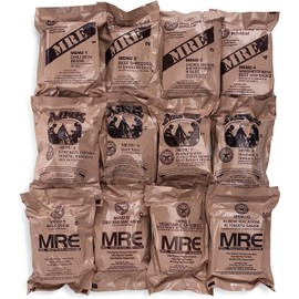 2024 Inspection Dated MRE (Meals-Ready-To-Eat) Case – Military MRE Random Case "A or B"