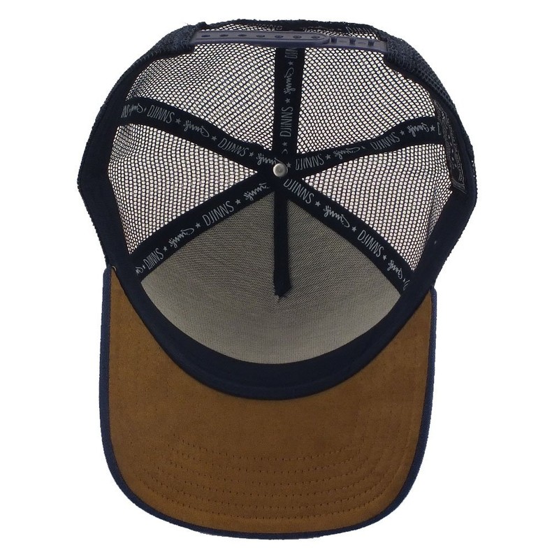 DJINNS - Linen 2014 (navy) - High Fitted Trucker Cap