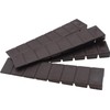 Rikama - 10 Brown Plastic Furniture Wedges, 7 Predetermined Breaking