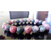 RAYON Ocean Agate Bead Bracelet for Men Stretch 10mm AAA