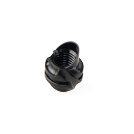 37/45 Degree Aluminum Hooded Peep Sight Compound Bow Housing Aperture Kit with 3 Size Inner Core (Black, 37 Degree)