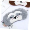 Healeved 2pcs Cute Animal Sleep Masks for Soft Plush Cartoon