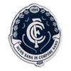 Fan Emblems Carlton Blues Lensed Chrome AFL Supporter Logo