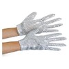 Folat Silver Sequin Gloves Adult