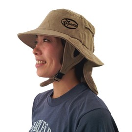 airSUP Bucket Hat for Stand Up Paddle Surf & Sun Protection Wide Brim Fast drying Polyester Sand Color by airSUP