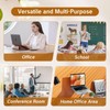 OKKRMGZ Acrylic Post It Holder for Desk Clear Self Stick