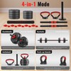Fitvids Multi-Functional Portable Changeable Dumbbell and Barbell Kettlebell Set with