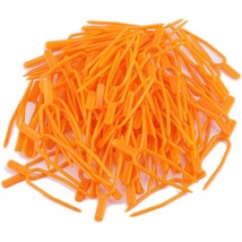 Rosojodg 50 Pcs/Pack Orange Gardening Plant Fixing Clips,Strawberry, Support Clips Vine Fixed Fastening Clips,Planting Fixer Tool for Flower Strawberry Seedling Tomato Garden Supplies Garden Edging