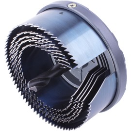 Wolfcraft 2162000 Standard 5 Blade Hole Saw Cut Depth of 33 mm 60, 67, 74, 81, 95