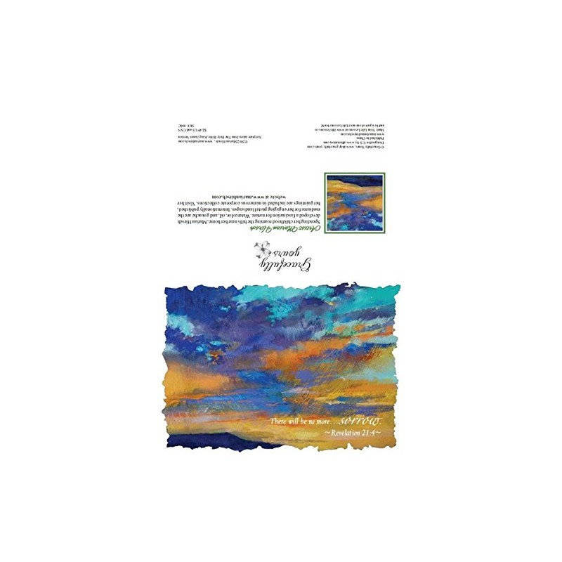 Gracefully Yours Blessed Mourning Sympathy Greeting Cards Featuring Marian Hirsch,