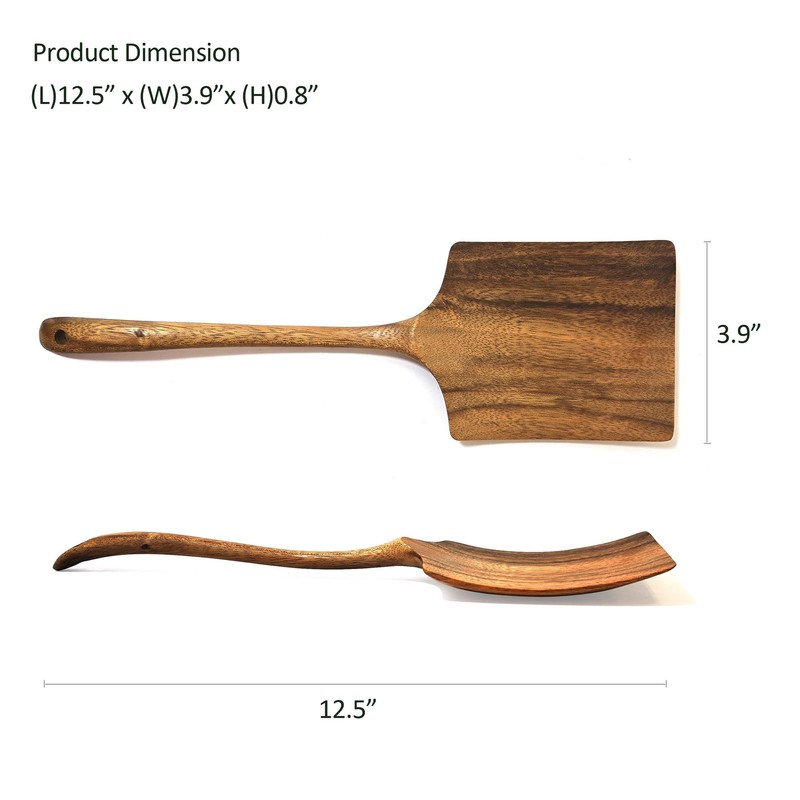 TREE FORK FSC-Certified Natural Weru Wood Kitchen Utensils for Cooking,