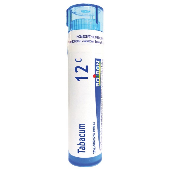 Boiron Tabacum 12C, 80 Pellets, Homeopathic Medicine for Motion Sickness