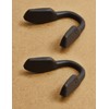 Kygear 2 Pairs Black Silicone Replacement Nose Piece Compatible with