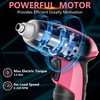 JENABOM Cordless Screwdriver Rechargeable 3.6V, Pink Tool Kit with Small