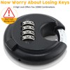Maitys 4 Digit Combination Locks Stainless Steel Code Disc Lock
