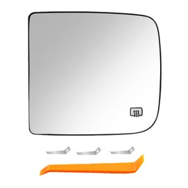 Heated Towing Convex Mirror Glass for 09-20 Ram 1500 2500 3500 4500 5500 Heating Upper Big Tow Convex Mirror 68067729AA 68067727AA 68286843AA CH1324127 Left Driver Side Exterior Mirrors Glass