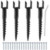 CRIZTA Premium No Dig Ground Anchor DIY Screw in Stake