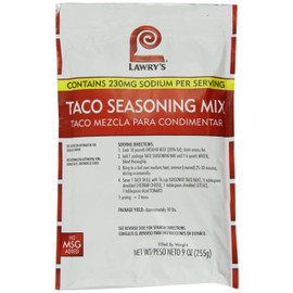 Lawrys Taco Seasoning Mix, 9 -Ounce Packages (Pack of 6)