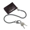 [Ahiller] Mens Wallet Chain, Tungsten Steel Sharp Cone Carabiner Double