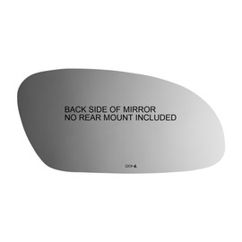 Fits 02-08 SC430, Left Driver Side Mirror Glass Lens W/o Backing Plate (DirectFits -Over For Auto-Dimming Mirror, Mirror Does not Auto-Dim) Comes with Adhesive, USA