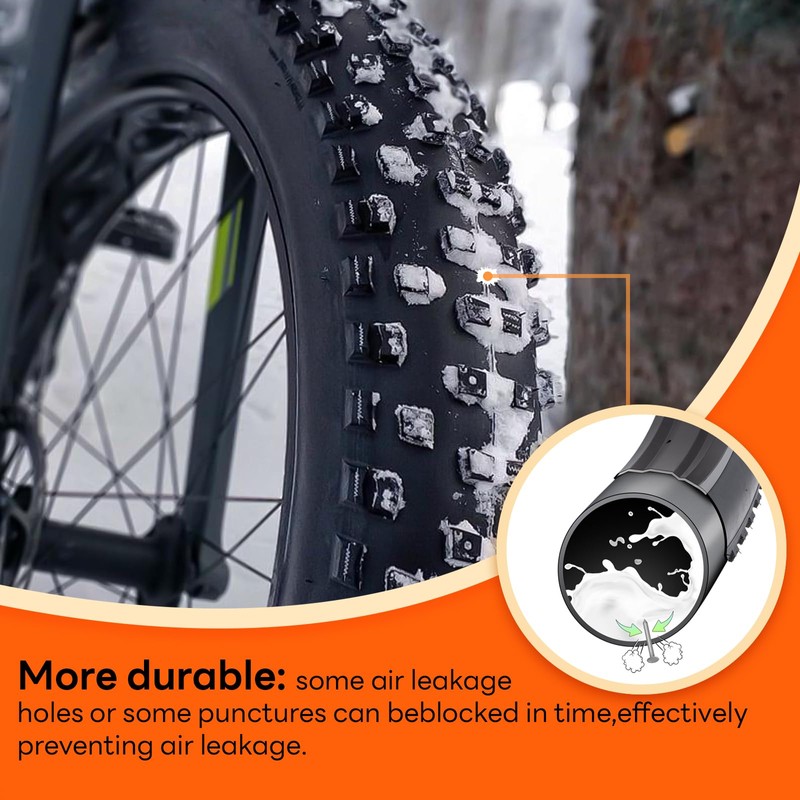 2-PCS 20x4 Self-Sealing Fat Bike Tubes 20 x 4.0/4.5 AV32mm