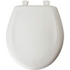 Bemis 200SLOWT 160 Lift-Off Plastic Round Slow-Close Toilet Seat, Euro
