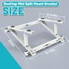 Rooftop Mini Split Mount Bracket 9,000 to 24,000 BTU, Heavy