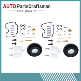 soillar 2PCS Fit Yamaha V-Star 1100 XVS1100 99-08 2009 Carburetor Repair Kit Air Screw