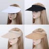 MULIMU 4-Pack Women Wide Brim Sun Visor UV Protection UPF50+