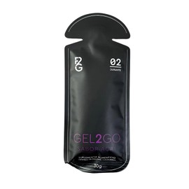Fuel2Go Gel Energético Sabor Acai (Caja de 20 x 30gr) | 20g de Carbohidratos de liberación escalonada + Electrolitos (Sodio 53mg y Potasio 27mg) + 25mg Cafeína | Textura Ligera | Para Running, Maratón, Hyrox | Fácil Digestión