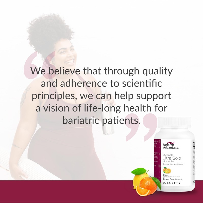 Bariatric Advantage Chewable Ultra Solo Without Iron - Once-Per-Day Daily